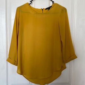 Mustard Yellow Blouse